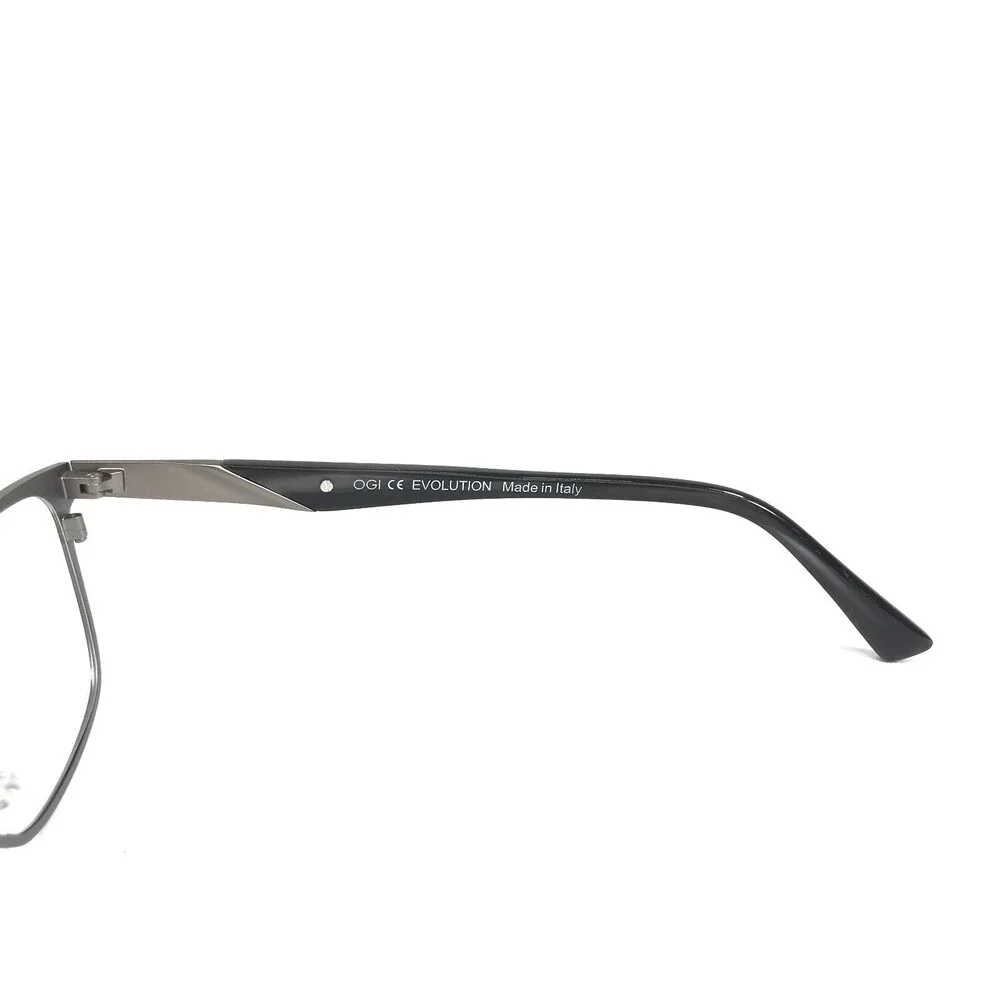OGI Eyeglasses Frames EVOLUTION 4325/2226 Black Gray Square Full Rim 54-18-150
